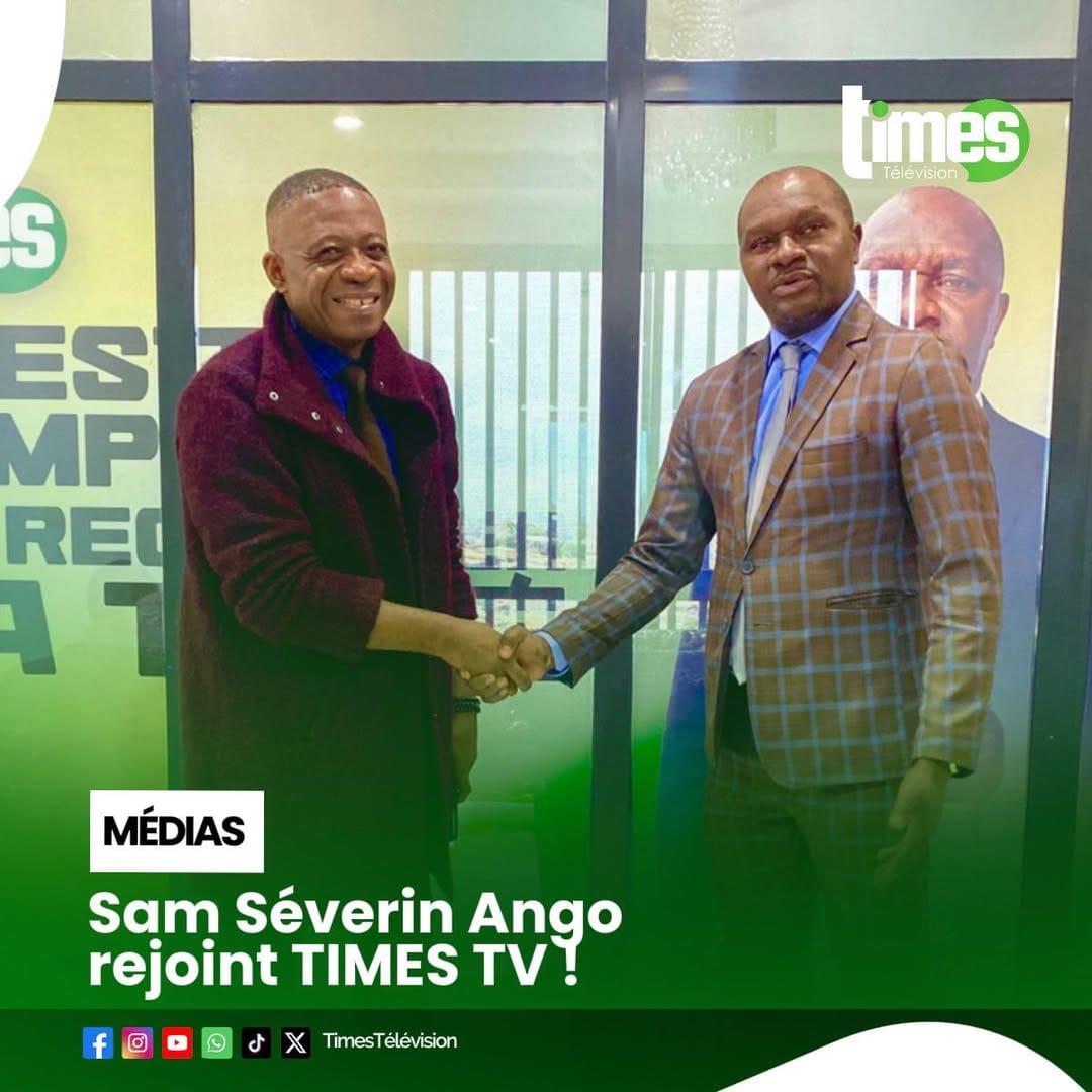 Arrivée de Sam Séverin Ango à TIMES TV