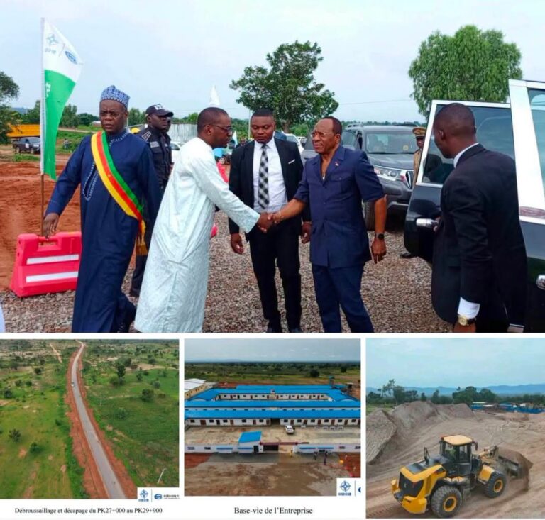 Cameroun : le MINTP lance et inspecte tous les lots de la reconstruction de la route Ngaoundéré-Garoua
